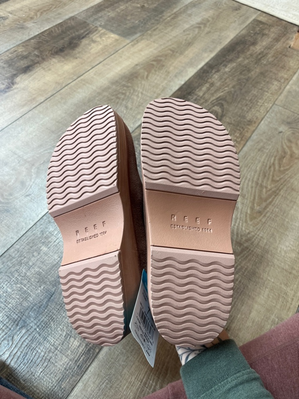 Reef Walnut Suede Slip-On Platform Mule - Picture 5 of 5